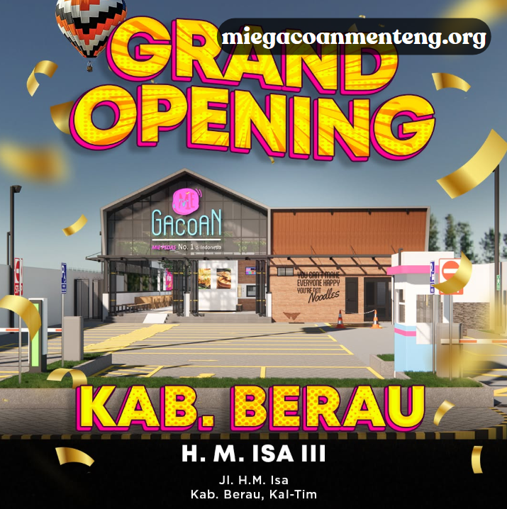 Grand Opening Mie Gacoan Berau Resmi Dibuka di Jl. H.M. Isa III